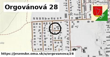 Orgovánová 28, Jesenské