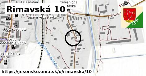 Rimavská 10, Jesenské