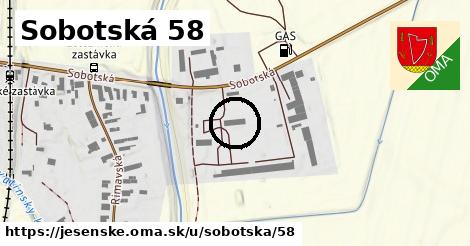 Sobotská 58, Jesenské