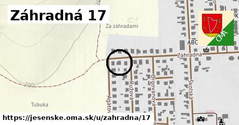 Záhradná 17, Jesenské