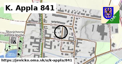 K. Appla 841, Jevíčko