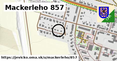 Mackerleho 857, Jevíčko