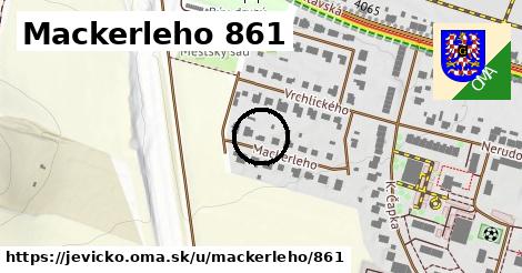 Mackerleho 861, Jevíčko