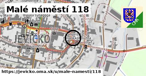 Malé náměstí 118, Jevíčko