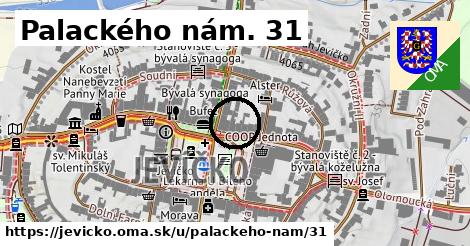 Palackého nám. 31, Jevíčko