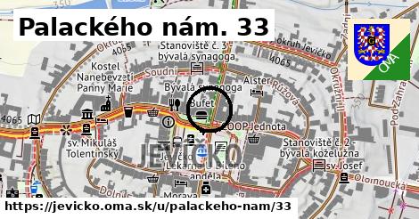 Palackého nám. 33, Jevíčko