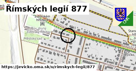 Římských legií 877, Jevíčko