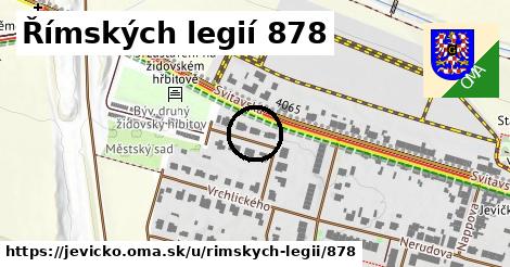 Římských legií 878, Jevíčko