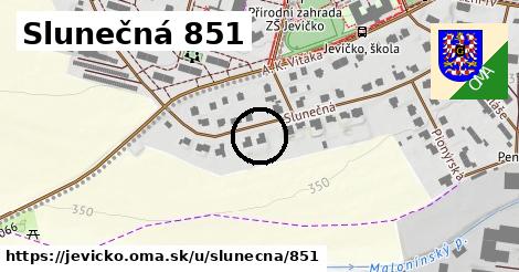 Slunečná 851, Jevíčko