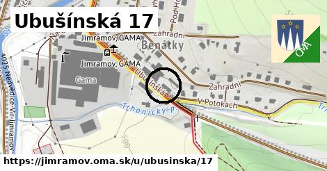 Ubušínská 17, Jimramov