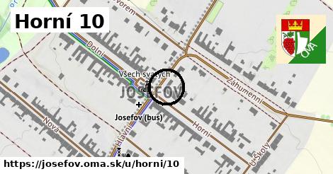 Horní 10, Josefov