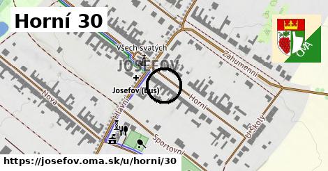 Horní 30, Josefov