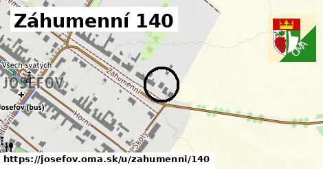 Záhumenní 140, Josefov