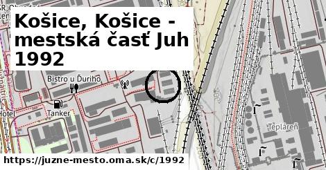 Košice, Košice - mestská časť Juh <span class="supisne">1992</span>