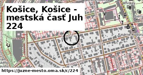 Košice, Košice - mestská časť Juh <span class="supisne">224</span>