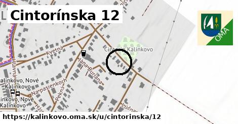 Cintorínska 12, Kalinkovo