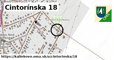 Cintorínska 18, Kalinkovo