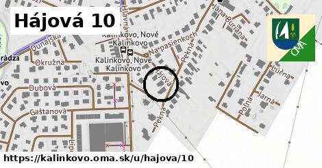 Hájová 10, Kalinkovo