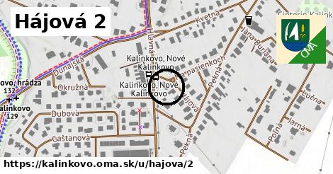 Hájová 2, Kalinkovo