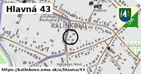 Hlavná 43, Kalinkovo