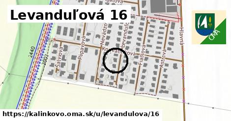 Levanduľová 16, Kalinkovo