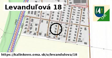 Levanduľová 18, Kalinkovo