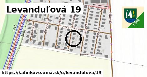 Levanduľová 19, Kalinkovo