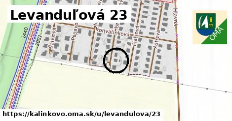 Levanduľová 23, Kalinkovo
