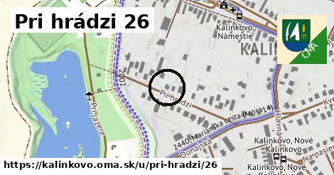 Pri hrádzi 26, Kalinkovo