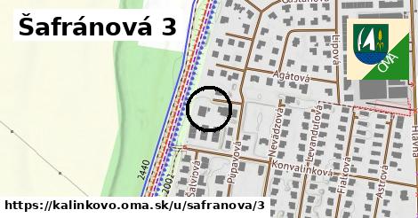 Šafránová 3, Kalinkovo