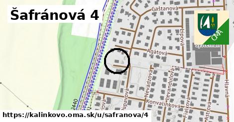 Šafránová 4, Kalinkovo