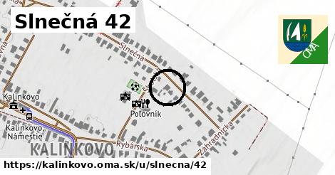 Slnečná 42, Kalinkovo