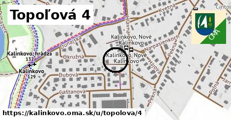 Topoľová 4, Kalinkovo