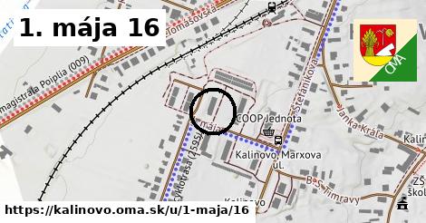 1. mája 16, Kalinovo