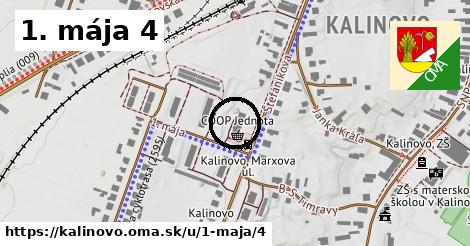 1. mája 4, Kalinovo