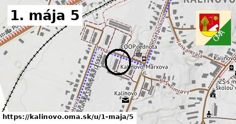 1. mája 5, Kalinovo