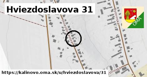 Hviezdoslavova 31, Kalinovo