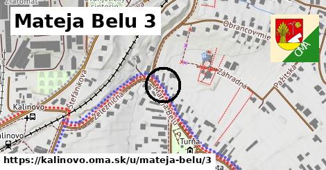 Mateja Belu 3, Kalinovo