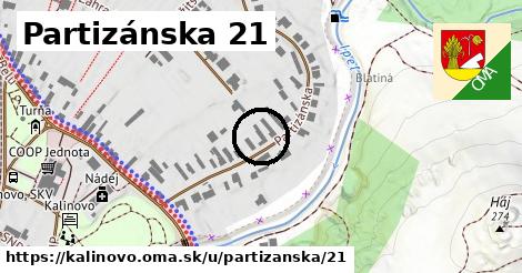 Partizánska 21, Kalinovo