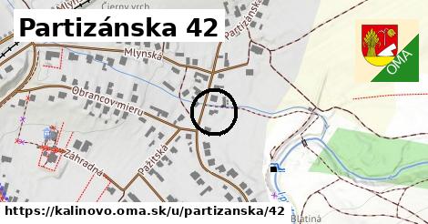 Partizánska 42, Kalinovo