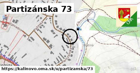 Partizánska 73, Kalinovo