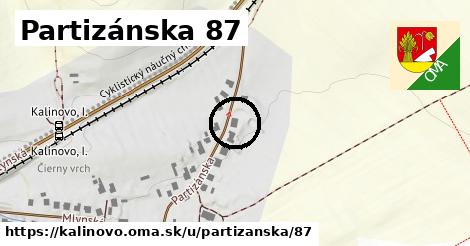 Partizánska 87, Kalinovo