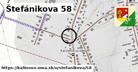 Štefánikova 58, Kalinovo