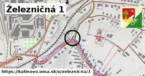 Železničná 1, Kalinovo