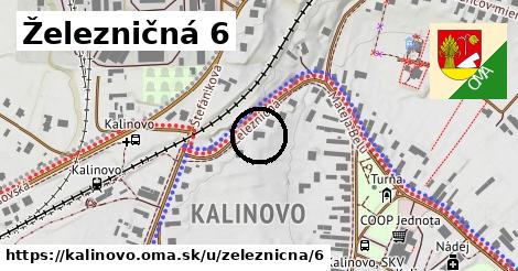 Železničná 6, Kalinovo