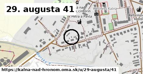 29. augusta 41, Kalná nad Hronom