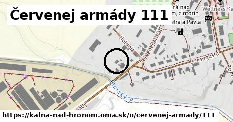 Červenej armády 111, Kalná nad Hronom