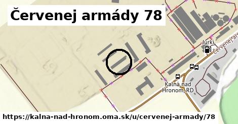 Červenej armády 78, Kalná nad Hronom