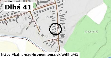 Dlhá 41, Kalná nad Hronom