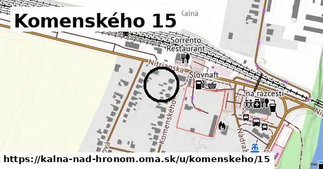 Komenského 15, Kalná nad Hronom